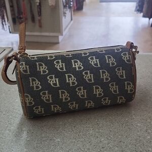 Dooney & Bourke Monogram Canvas Wristlet